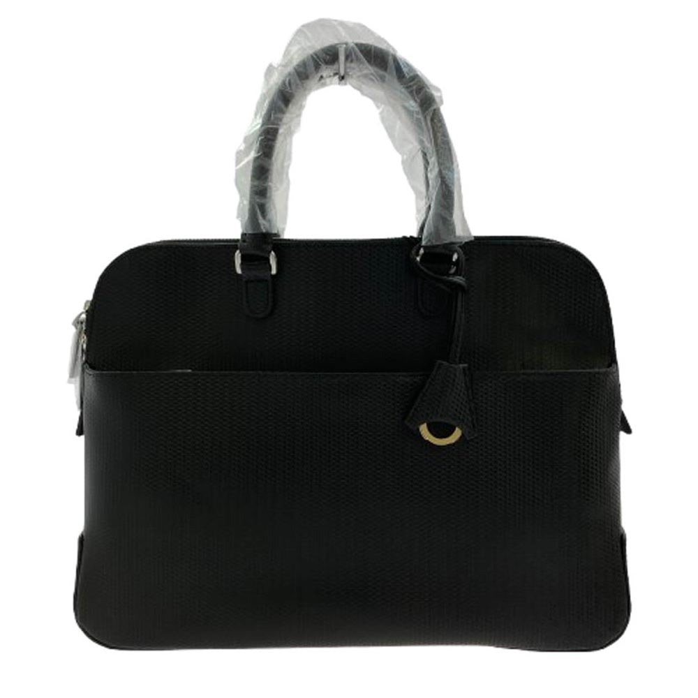 aniary アニアリ G-Film Leather ジーフィルムレザー ブリーフケース ビジネス トートバッグ ブラック系【新古品】【未使用】【中古】
