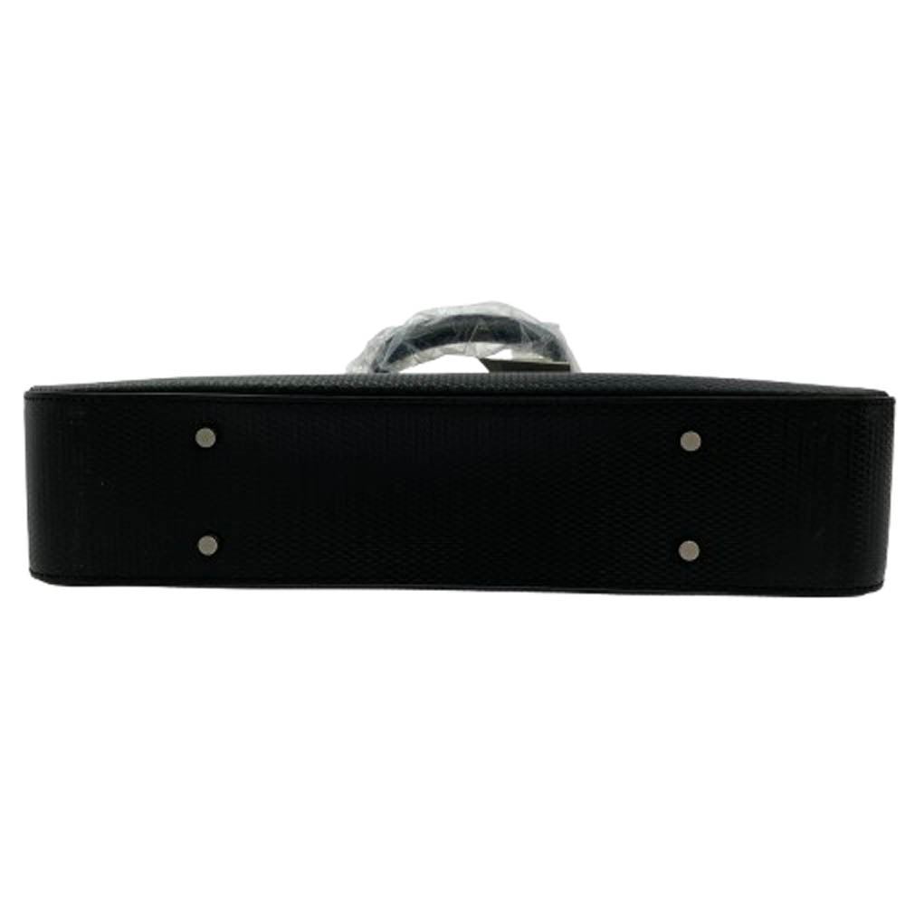 aniary アニアリ G-Film Leather ジーフィルムレザー ブリーフケース ビジネス トートバッグ ブラック系【新古品】【未使用】【中古】