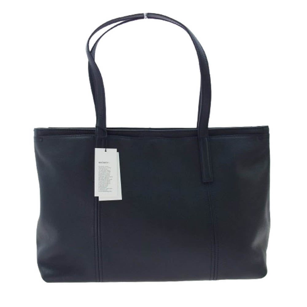 aniary アニアリ 07-02001 panel in tote パネルイントート ステアレザー ビジネス トートバッグ ダークネイビー系【新古品】【未使用】【中古】