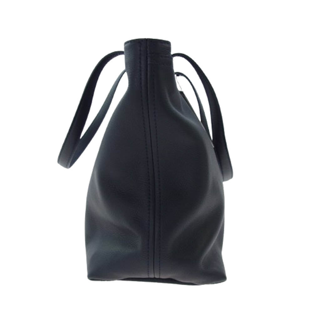 aniary アニアリ 07-02001 panel in tote パネルイントート ステアレザー ビジネス トートバッグ ダークネイビー系【新古品】【未使用】【中古】