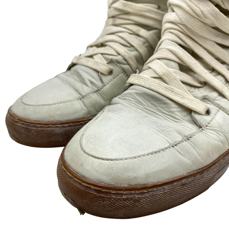 KRIS VAN ASSCHE ホワイト ハイカットスニーカー KRIS VAN ASSCHE ホワイト ハイカットスニーカー 2025年最新