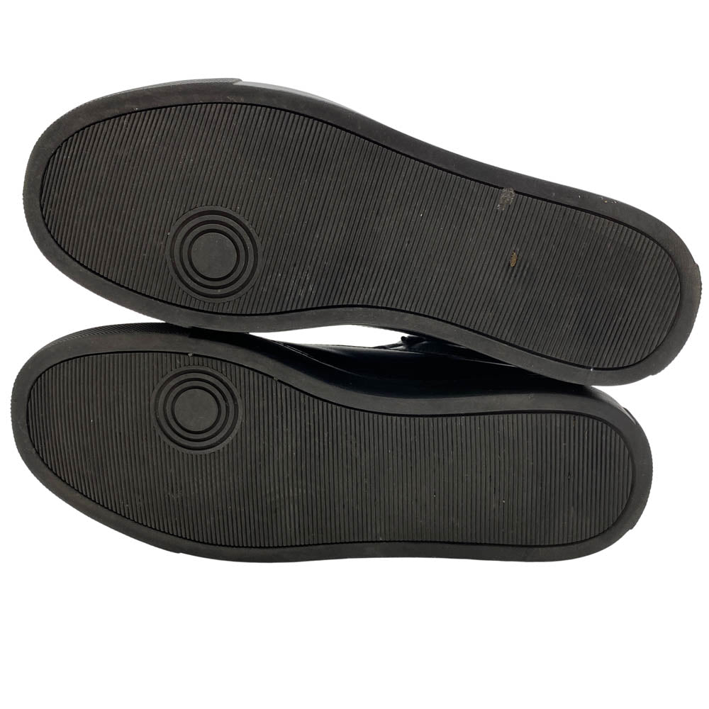 GIVENCHY ジバンシィ スタースタッズ ベルクロ ハイカット レザー スニーカー ブラック ブラック系 40【中古】