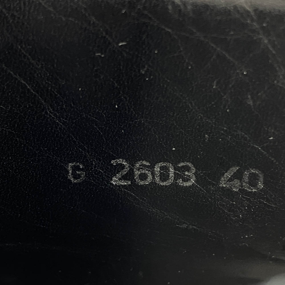 GIVENCHY ジバンシィ スタースタッズ ベルクロ ハイカット レザー スニーカー ブラック ブラック系 40【中古】