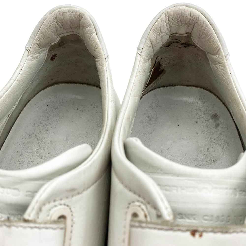 DIOR HOMME ディオールオム エディ期 07SS B30 ベルクロ レザー スニーカー ホワイト系 39【中古】