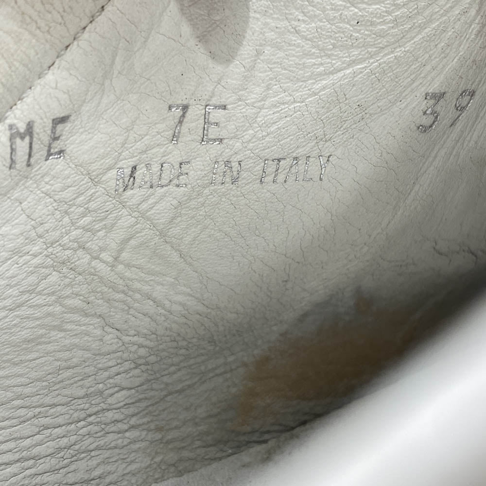 DIOR HOMME ディオールオム エディ期 07SS B30 ベルクロ レザー スニーカー ホワイト系 39【中古】