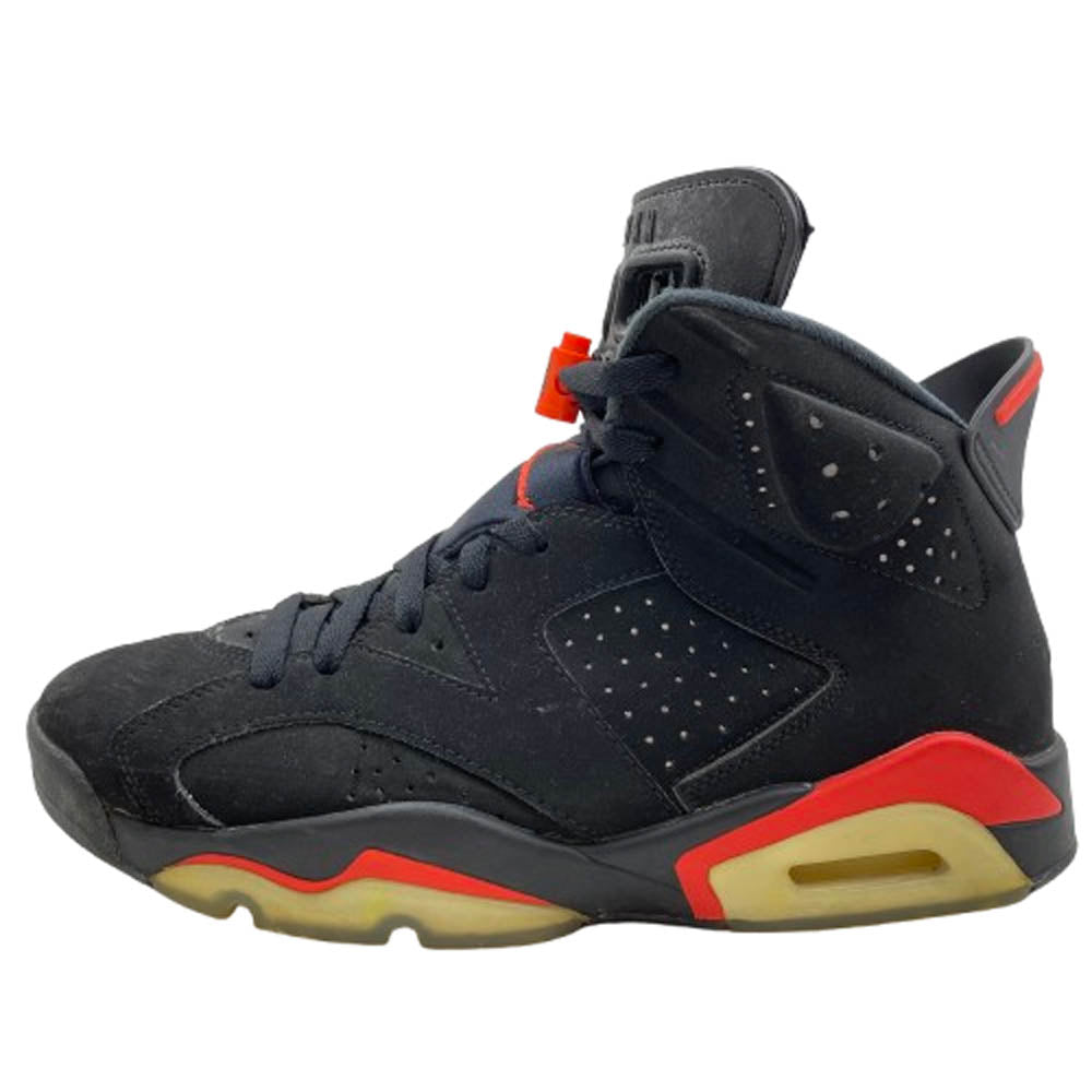 NIKE ナイキ 384664-060 AIR JORDAN 6 RETRO エアジョーダン レトロ スニーカー ブラック系 27cm【中古】