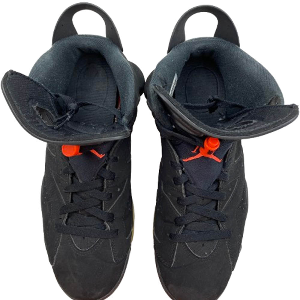 NIKE ナイキ 384664-060 AIR JORDAN 6 RETRO エアジョーダン レトロ スニーカー ブラック系 27cm【中古】