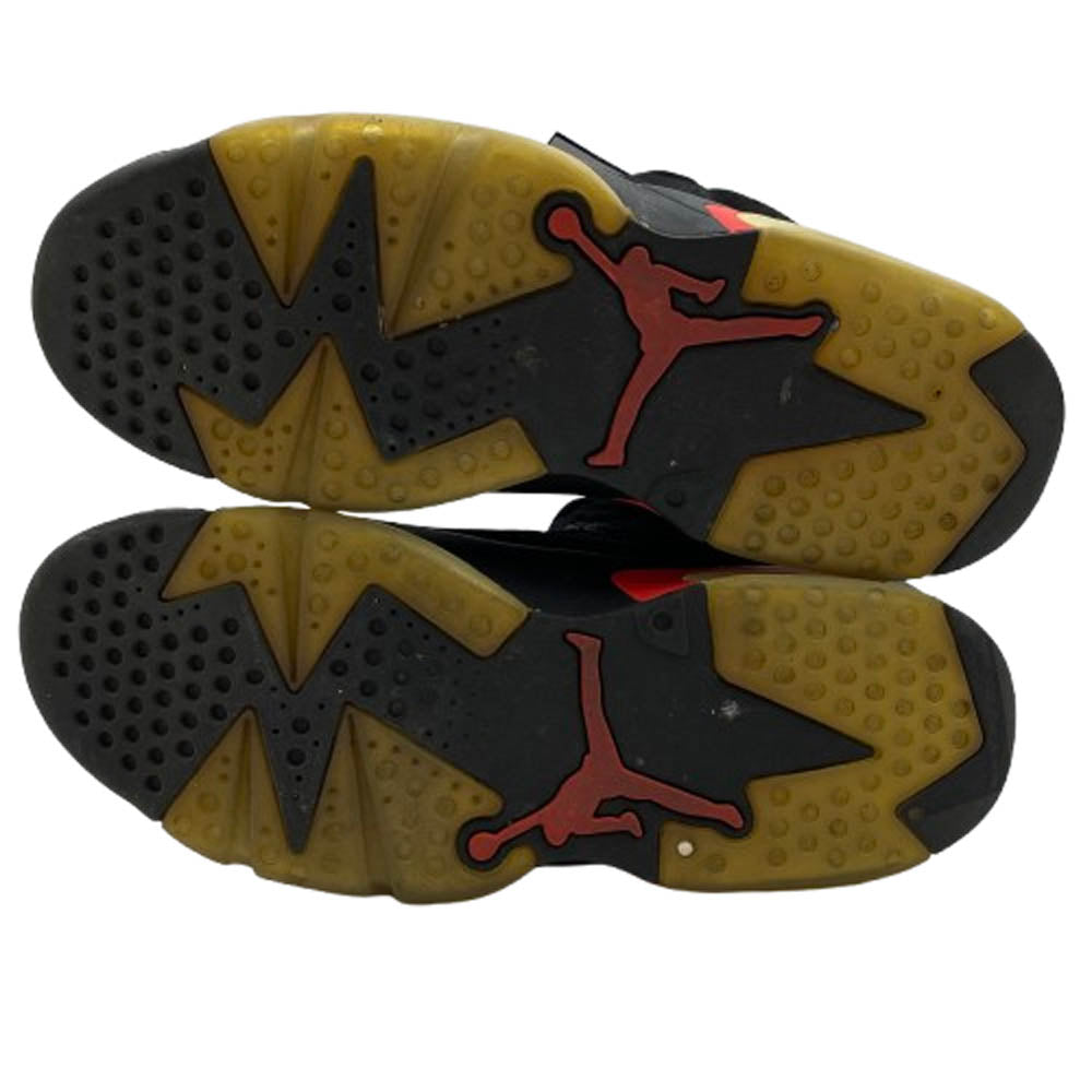 NIKE ナイキ 384664-060 AIR JORDAN 6 RETRO エアジョーダン レトロ スニーカー ブラック系 27cm【中古】