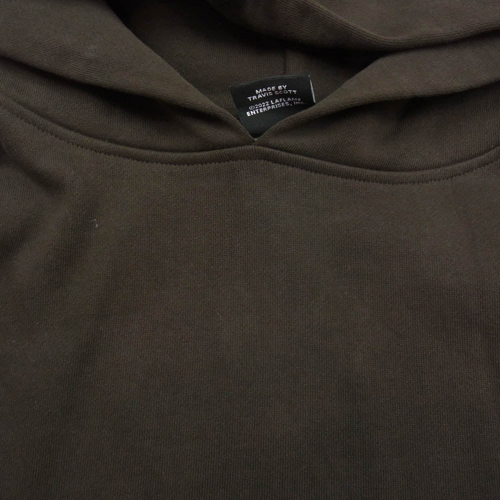 CACTUS JACK カクタスジャック Travis Scott Grin Hoodie トラヴィススコット プルオーバー パーカー ブラウン系 XL【中古】