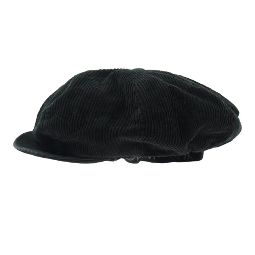 Yohji Yamamoto POUR HOMME ヨウジヤマモトプールオム 19AW HC-H08-971 コーデュロイ キャスケット 帽子 ブラック系 4【中古】