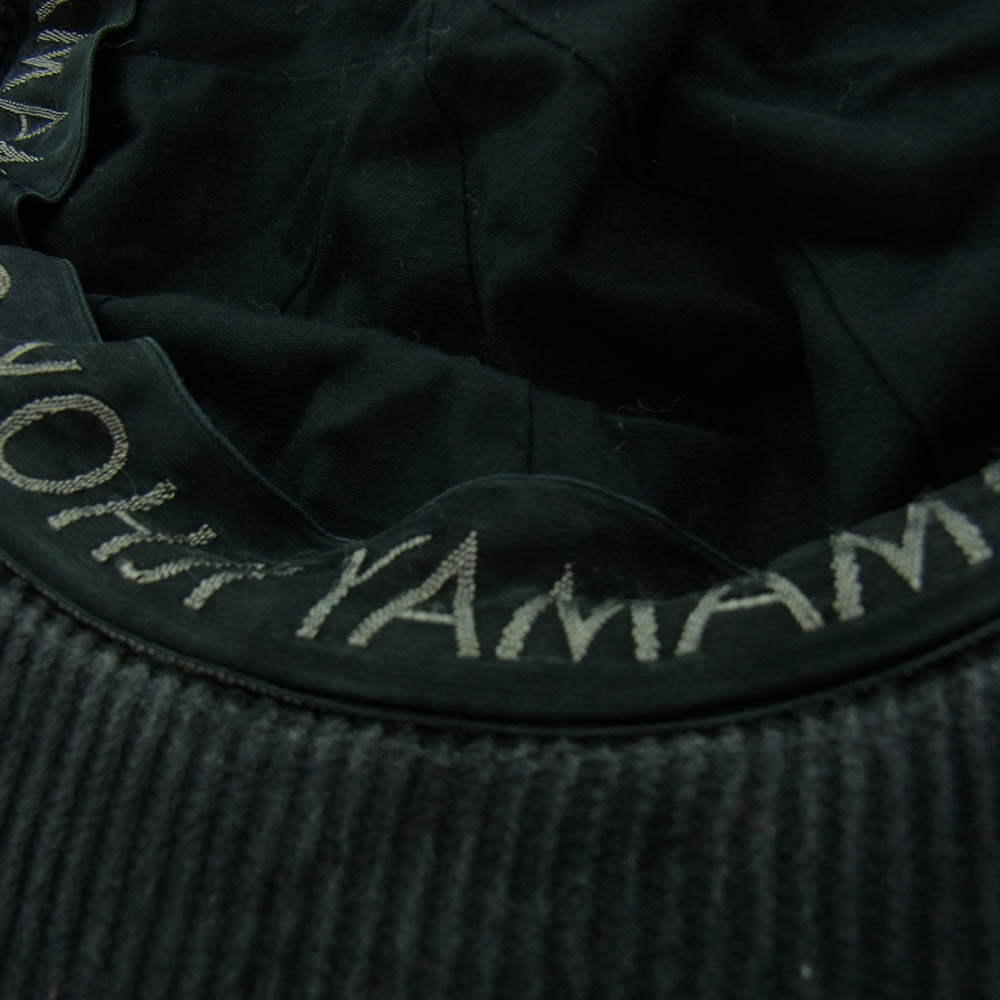 Yohji Yamamoto POUR HOMME ヨウジヤマモトプールオム 19AW HC-H08-971 コーデュロイ キャスケット 帽子 ブラック系 4【中古】