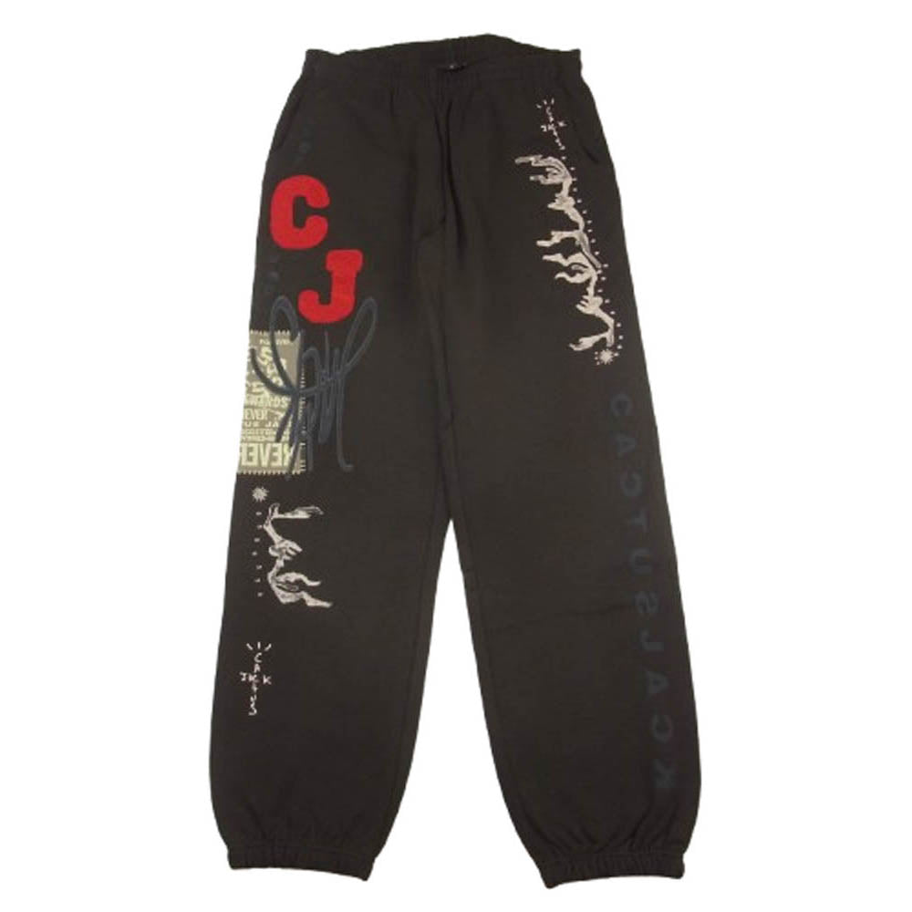 CACTUS JACK カクタスジャック Travis Scott CJ FLARE SWEATPANTSトラヴィス スコット スウェットパンツ ブラウン系 M【中古】