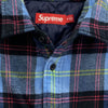 Supreme シュプリーム 24AW Quilted Plaid Shirt キルティング プレイド 中綿 シャツ ジャケット マルチカラー系 M【中古】