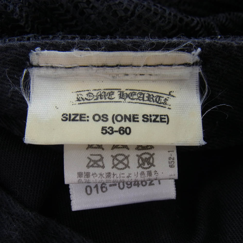 CHROME HEARTS クロムハーツ（原本無） CHクロス刺繍 トラッカー メッシュ キャップ ブラック系 OS【中古】