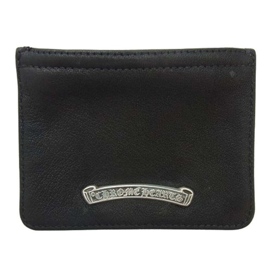 CHROME HEARTS クロムハーツ（原本無） ZPR CHNG 3×4 ジッパーチェンジパース レザー コインケース ミニウォレット 財布 ブラック系【美品】【中古】