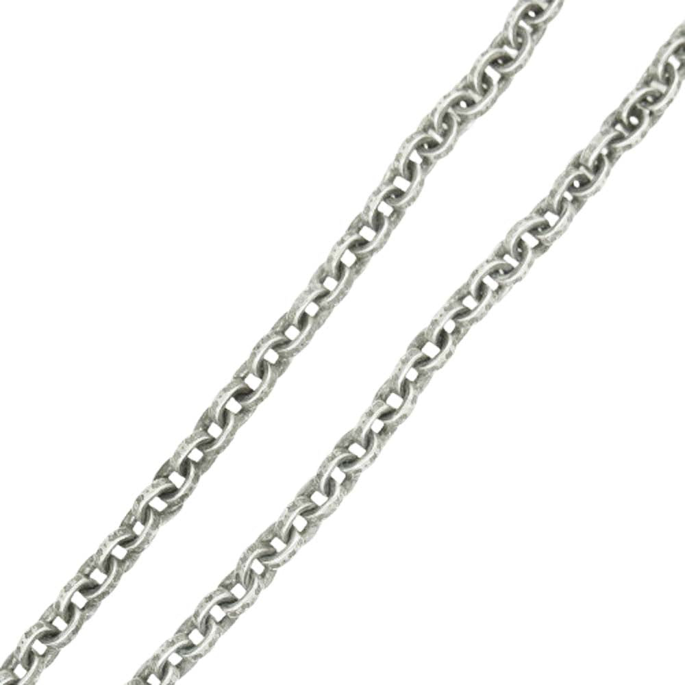 CHROME HEARTS クロムハーツ（原本無） 20inch PAPER CHAIN ペーパーチェーン 20インチ ネックレス シルバー系【中古】