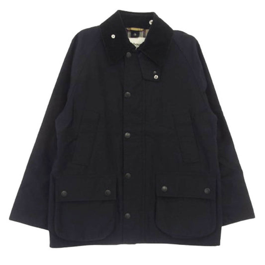 Barbour バブアー 1802254 アーバンリサーチ別注 URBS OS BEDALE オーバーサイズ ビデイル ノンワックス ジャケット ネイビー系 36【中古】