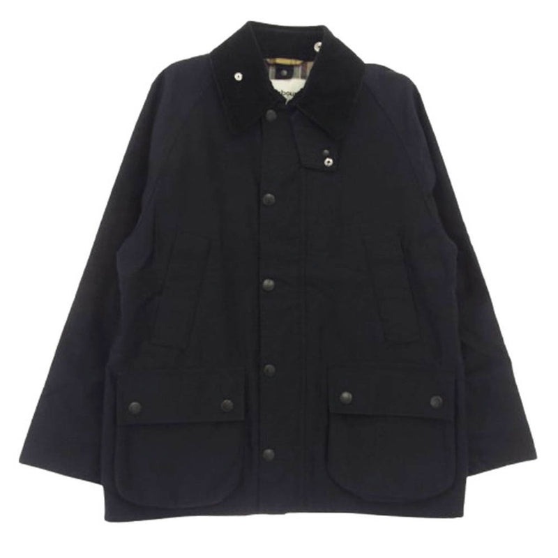Barbour バブアー 1802254 アーバンリサーチ別注 URBS OS BEDALE オーバーサイズ ビデイル ノンワックス ジャケット ネイビー系 36【中古】