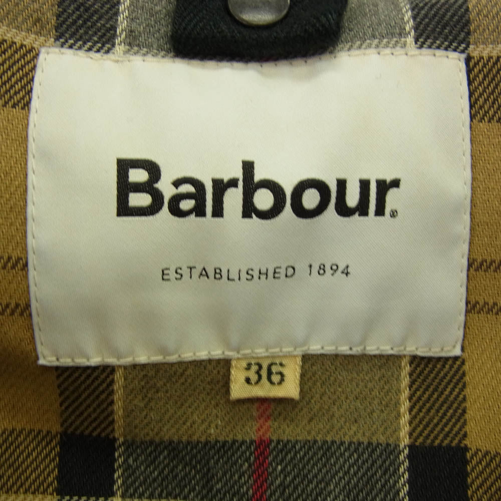 Barbour バブアー 1802254 アーバンリサーチ別注 URBS OS BEDALE オーバーサイズ ビデイル ノンワックス ジャケット ネイビー系 36【中古】