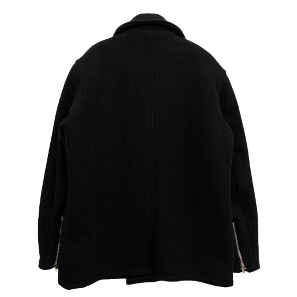schott ショット ワンスター メルトン ダブルライダースジャケット ブラック系 36【中古】