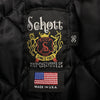schott ショット ワンスター メルトン ダブルライダースジャケット ブラック系 36【中古】
