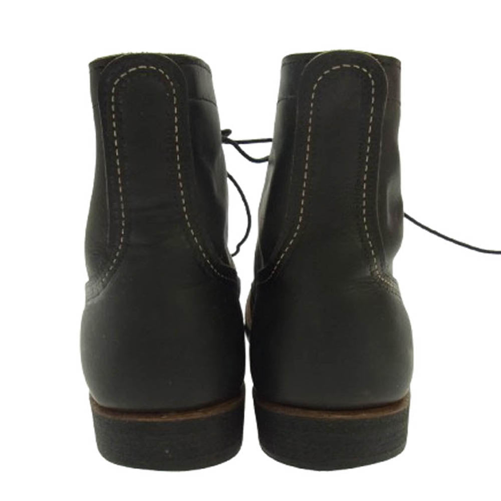 RED WING レッドウィング 8086 IRON RANGER アイアンレンジャー ラフ＆タフ キャップトゥ ブーツ ブラック系 9.5D【中古】