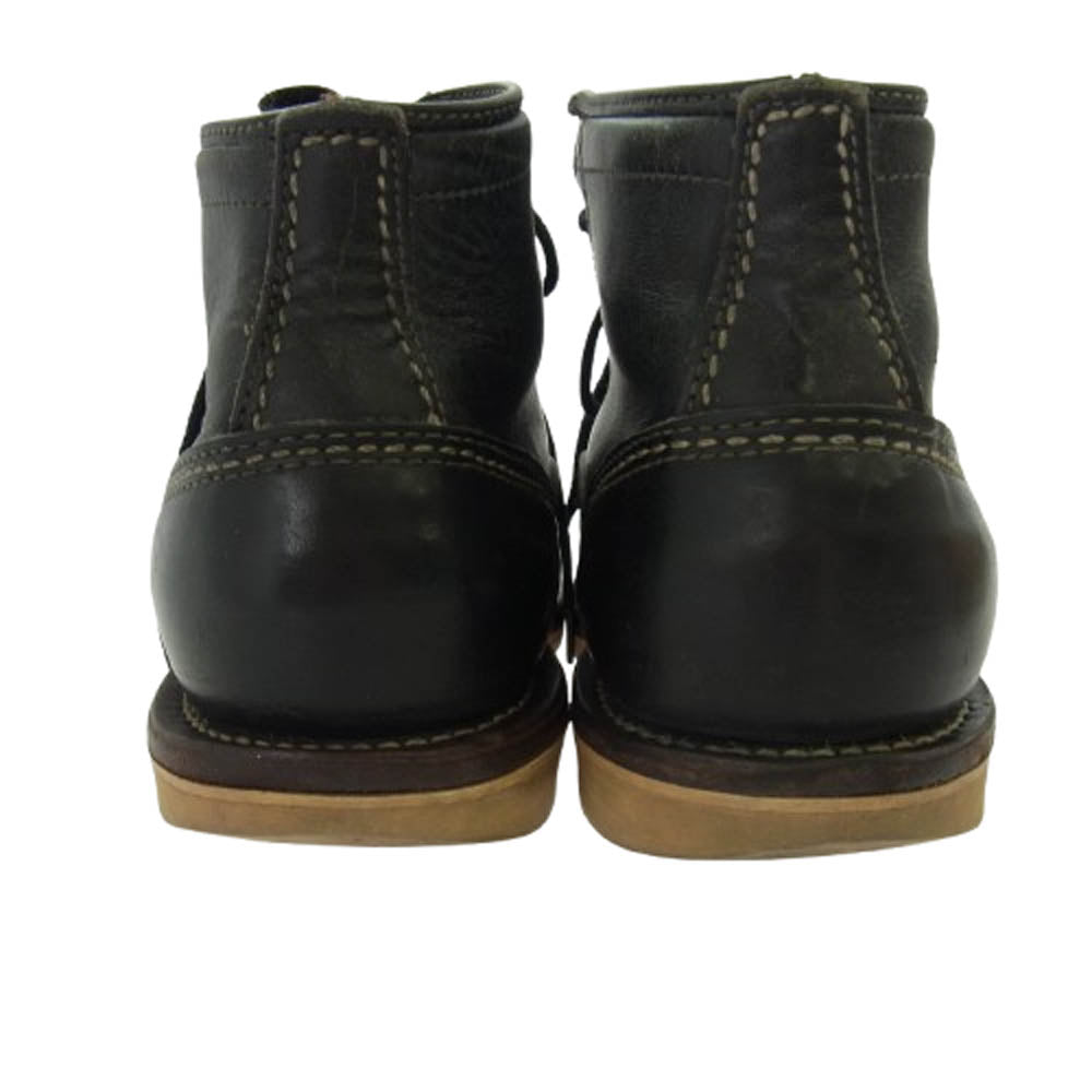 WESCO ウエスコ JOB MASTER ジョブマスター レザー ワークブーツ ブラック系 8.5E【中古】