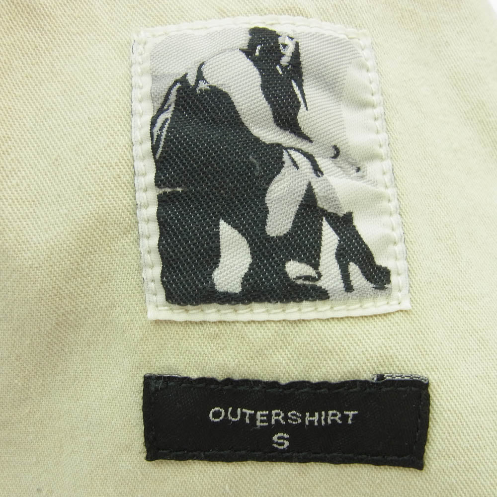 Rick Owens リックオウエンス DRKSHDW ダークシャドウ 25SS DU01E3755-DWB HOLLYWOOD OUTERSHIRT 13OZ WASHED INDIGO ハリウッド アウターシャツ デニムジャケット インディゴブルー系 S【美品】【中古】