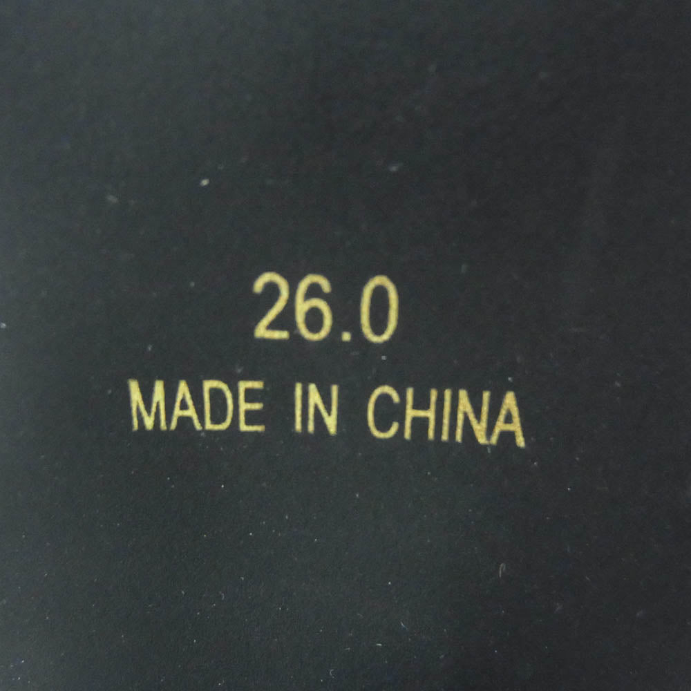 ヨースケ ヨウスケ 6318008 ウエスタンバックル クロスベルト ウエスタンブーツ 厚底ブーツ ショートブーツ ブラック系 26cm【新古品】【未使用】【中古】