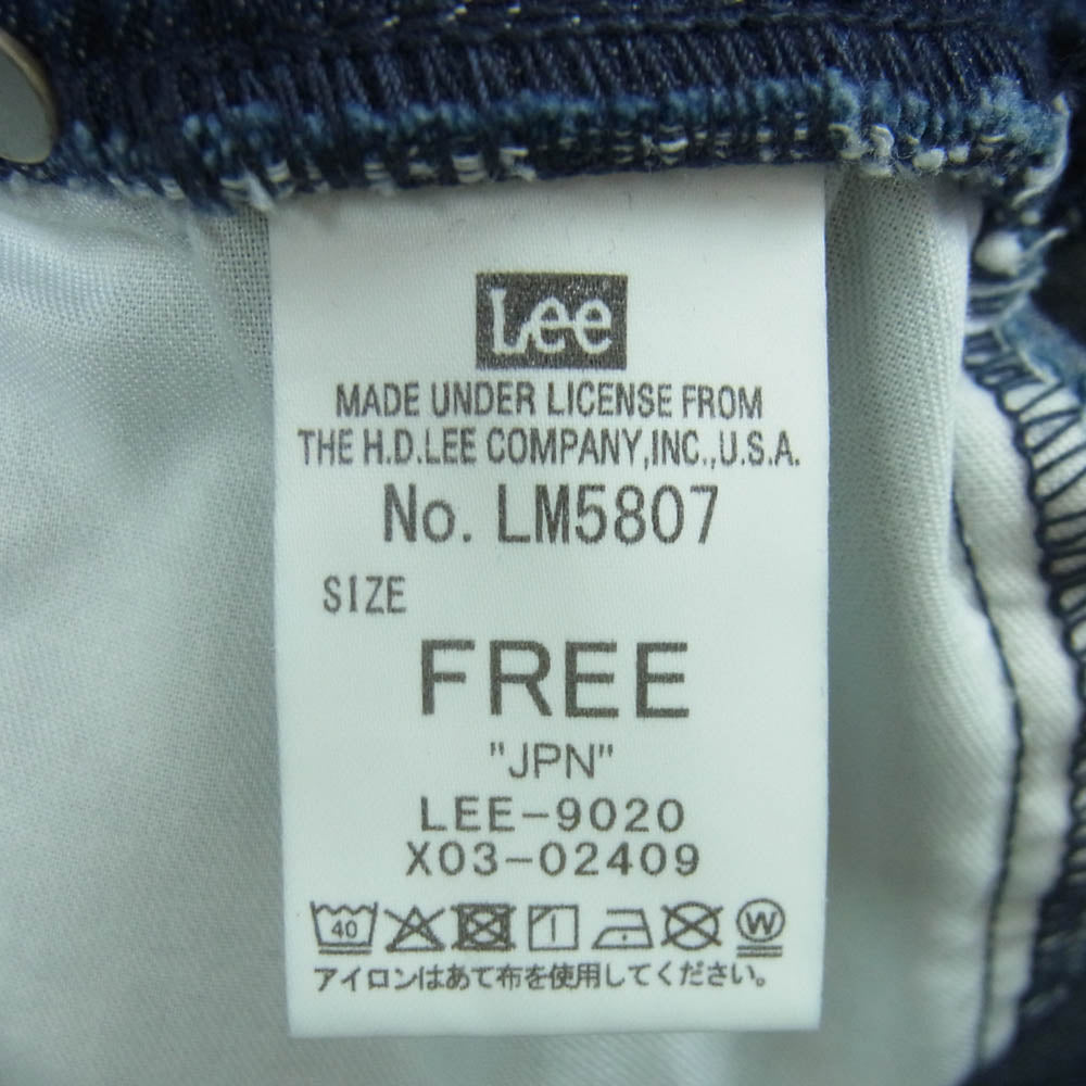 Lee リー LM5807 Fleeasy Easy Denim Pants フリージー イージー デニム パンツ インディゴブルー系 FREE【中古】
