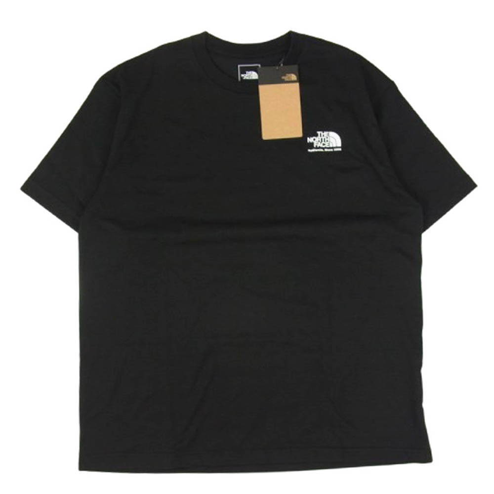 THE NORTH FACE ノースフェイス NT32407 S/S Historical Logo Tee ヒストリカル ロゴ プリント 半袖 Tシャツ カットソー ブラック系 XL【新古品】【未使用】【中古】