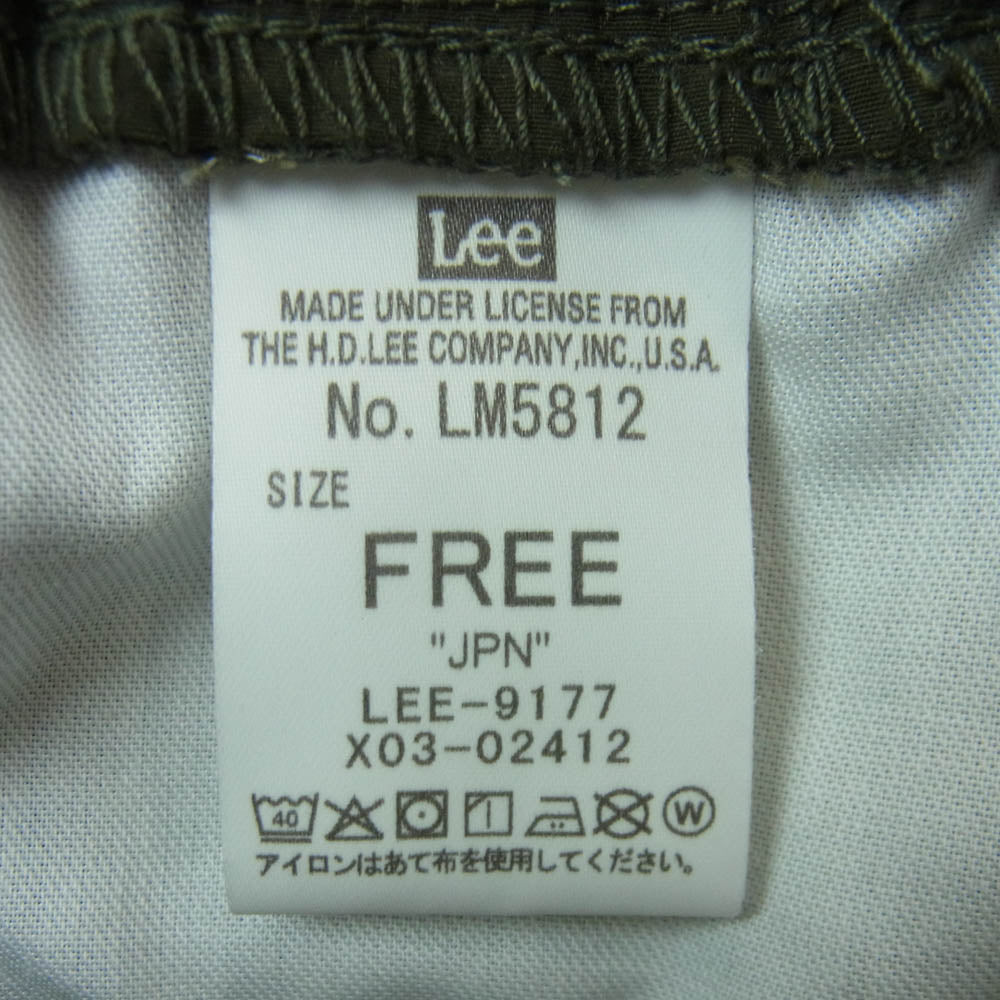 Lee リー LM5812 Fleeasy Cargo pants フリージー ナイロン イージー カーゴ パンツ グリーン系 FREE【極上美品】【中古】