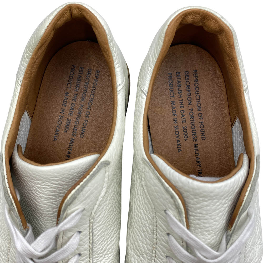 リプロダクションオブファウンド PORTUGUESE MILITALY TRAINER ポルトガル ミリタリー トレーナー ローカット スニーカー ホワイト系 41【中古】