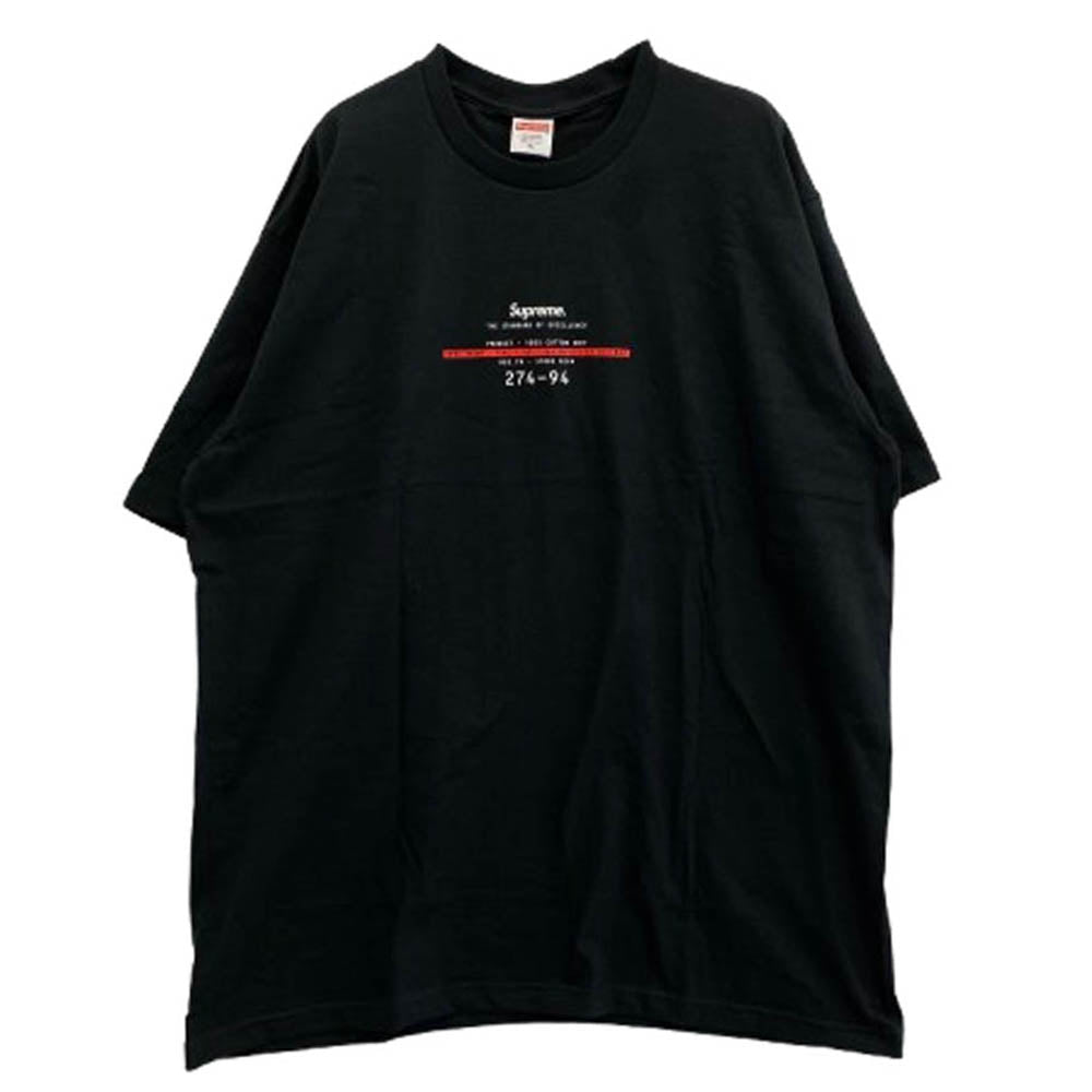 Supreme シュプリーム 24SS Standard Tee スタンダード ロゴ プリント 半袖 Tシャツ カットソー ブラック系 XL【新古品】【未使用】【中古】