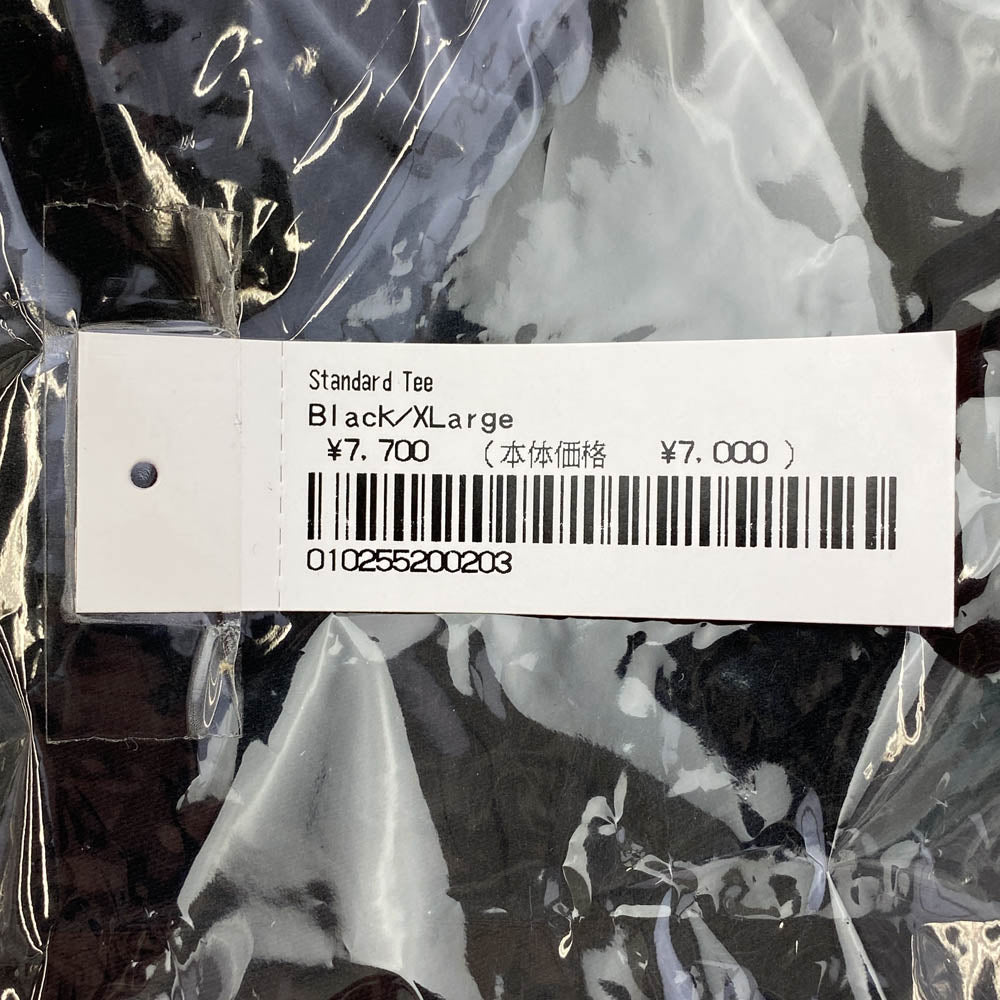 Supreme シュプリーム 24SS Standard Tee スタンダード ロゴ プリント 半袖 Tシャツ カットソー ブラック系 XL【新古品】【未使用】【中古】