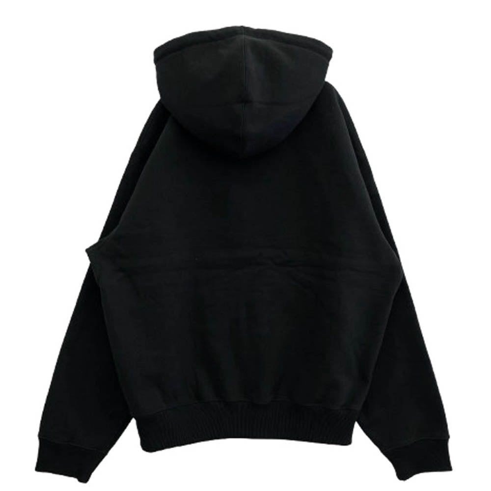 Supreme シュプリーム 24SS × Champion チャンピオン Hooded Sweatshirt フーデッド スウェットシャツ ジップ パーカー フーディ ブラック系 M【極上美品】【中古】