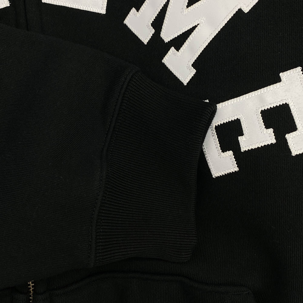 Supreme シュプリーム 24SS × Champion チャンピオン Hooded Sweatshirt フーデッド スウェットシャツ ジップ パーカー フーディ ブラック系 M【極上美品】【中古】