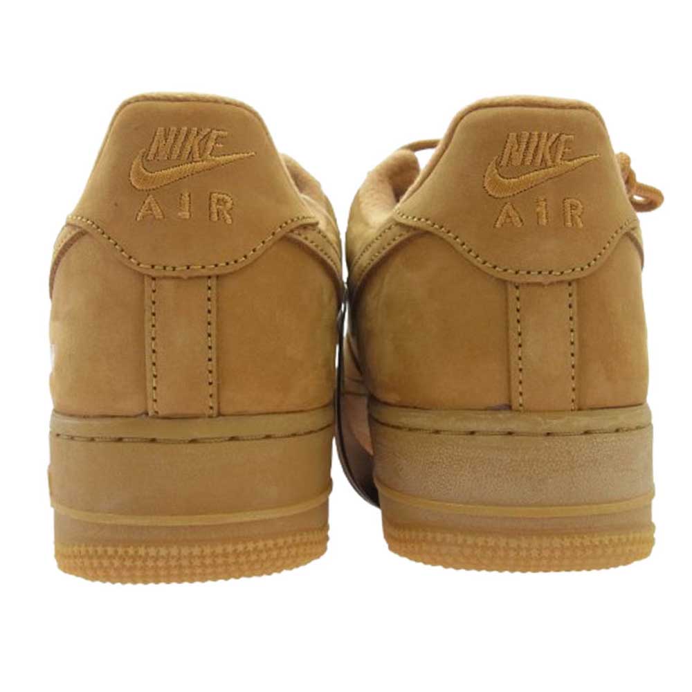Supreme シュプリーム DN1555-200 × Nike ナイキ Air Force 1 Low Flax Wheat AF1 エアフォース ロー ウィート スニーカー ライトブラウン系 26cm【新古品】【未使用】【中古】