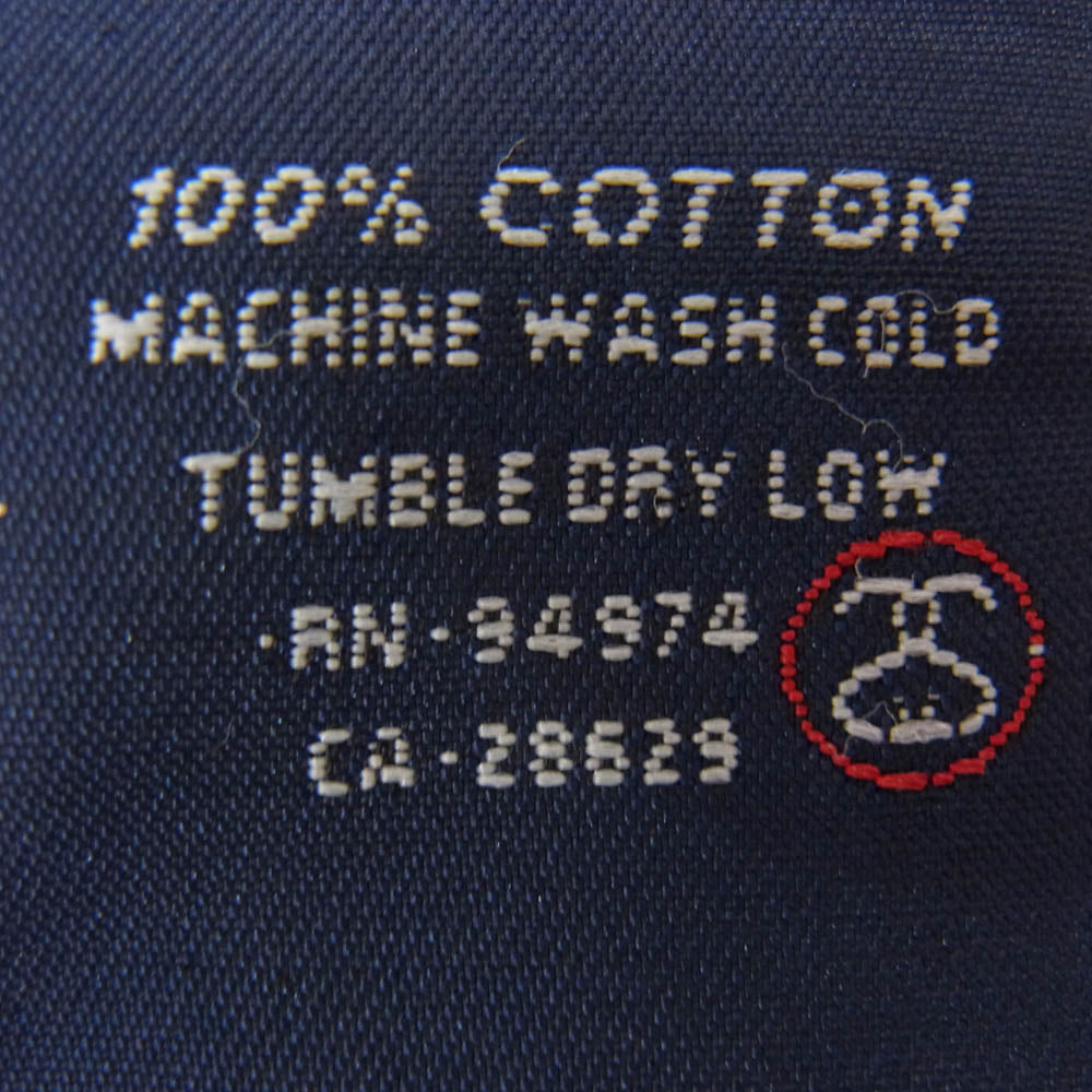 STUSSY ステューシー OLD オールド 紺タグ SKATETHING BASARA ロゴプリント 半袖 Tシャツ ブラック系 L【中古】