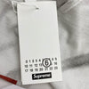 Supreme シュプリーム 24SS MM6 Maison Margiela エムエムシックス メゾンマルジェラ Box Logo Tee ボックスロゴ 半袖 Tシャツ ホワイト系 グレー系 S【極上美品】【中古】