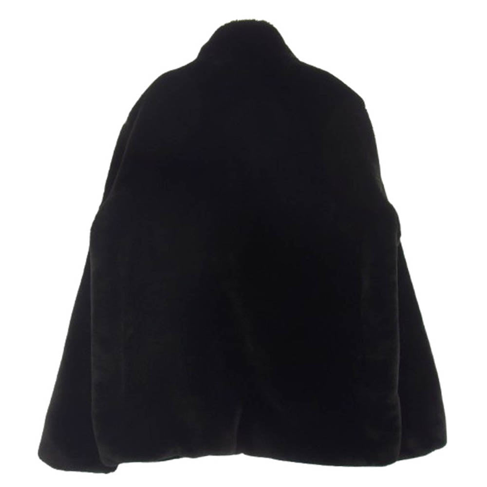TATRAS タトラス 23AW MTAT23A4857 ASTONI アストーニ スタンドカラー フェイクファー ボアブルゾン ジャケット ブラック系 03【美品】【中古】