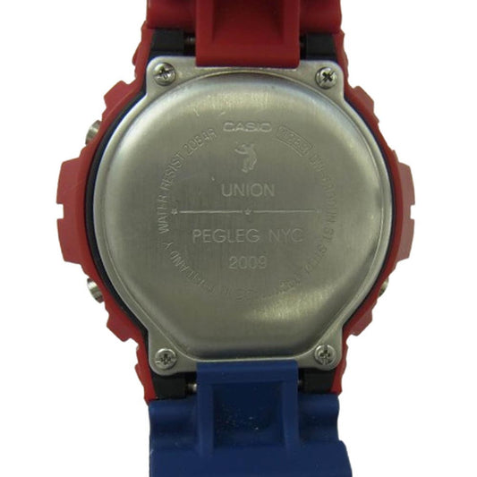 G-SHOCK ジーショック DW-6900UN-4JR UNION PEGLEG NYC ユニオン ペグレグ ウォッチ 腕時計 レッド系 ブルー系【中古】