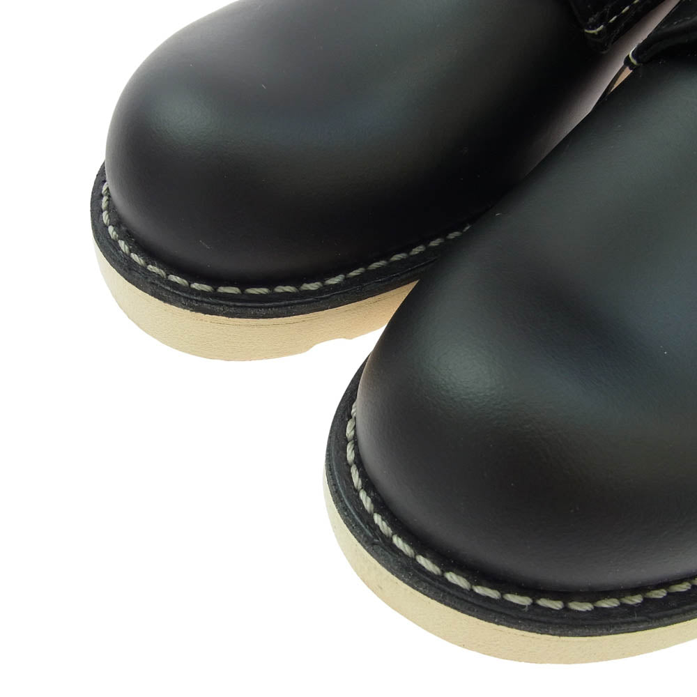 RED WING レッドウィング 8165 6inch 6インチ Classic Work Round-Toe クラッシック ワーク ラウンドトゥ ブーツ ブラック系 9D【極上美品】【中古】