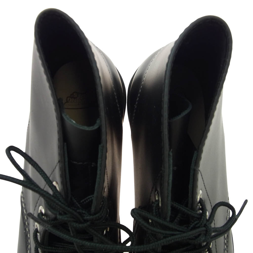 RED WING レッドウィング 8165 6inch 6インチ Classic Work Round-Toe クラッシック ワーク ラウンドトゥ ブーツ ブラック系 9D【極上美品】【中古】