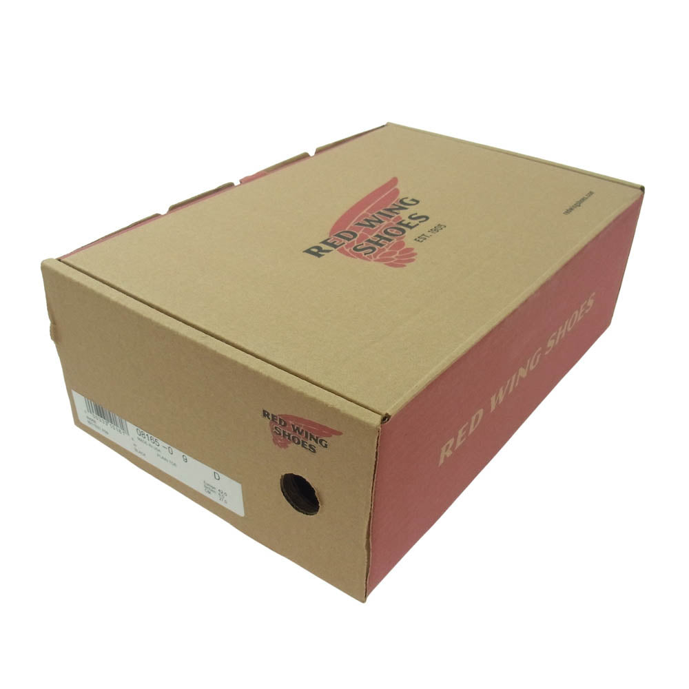 RED WING レッドウィング 8165 6inch 6インチ Classic Work Round-Toe クラッシック ワーク ラウンドトゥ ブーツ ブラック系 9D【極上美品】【中古】