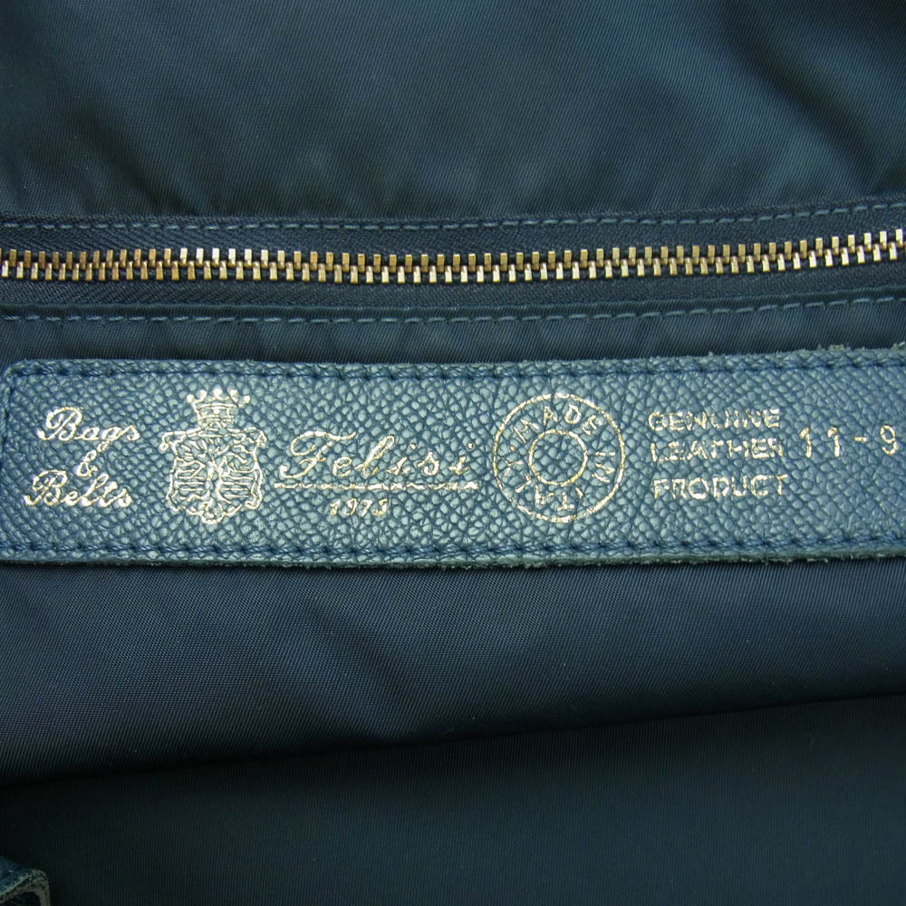 Felisi フェリージ トート バッグ ブルー系【中古】