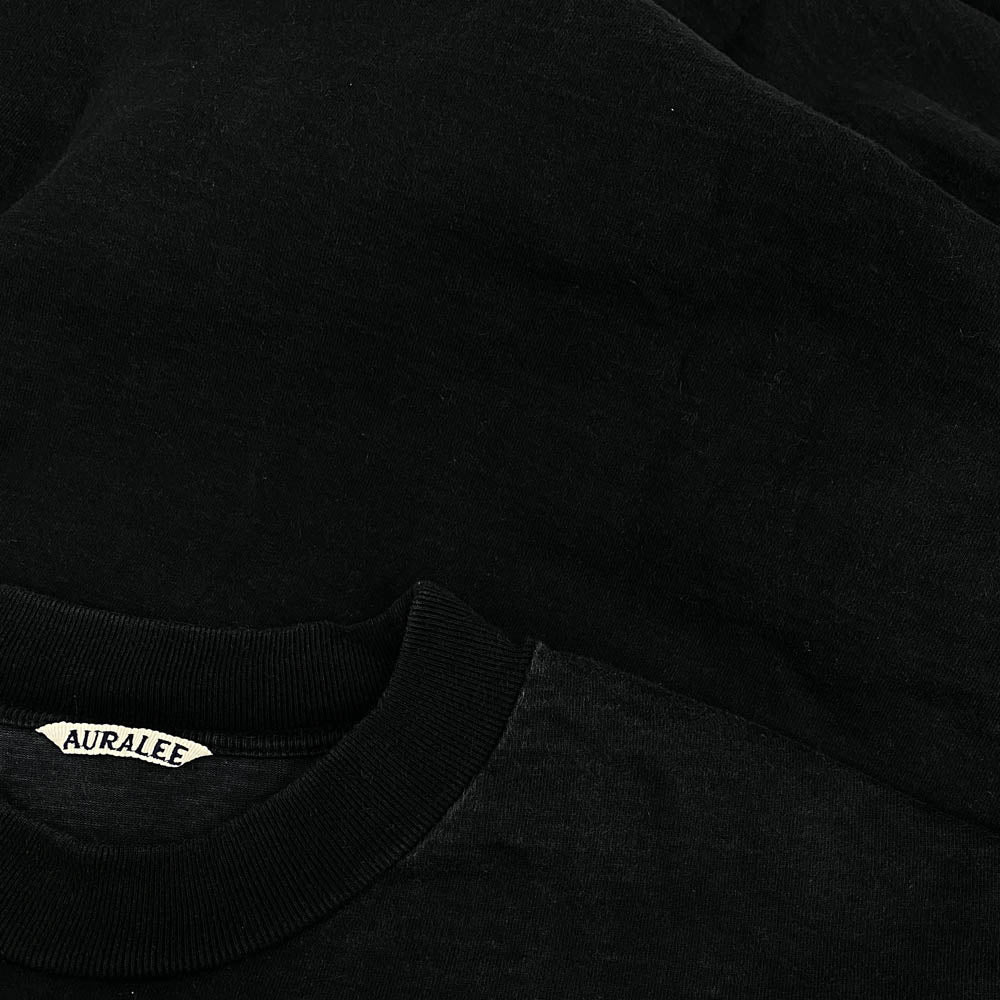 AURALEE オーラリー A20ST01SU STAND UP TEE スタンドアップ 半袖 Tシャツ ブラック系 4【中古】
