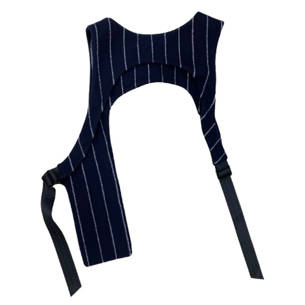 LOUIS VUITTON ルイ・ヴィトン RM202F VHU HJFG5W ストライプ ウール ミッドレイヤー ベスト ネイビー系【中古】