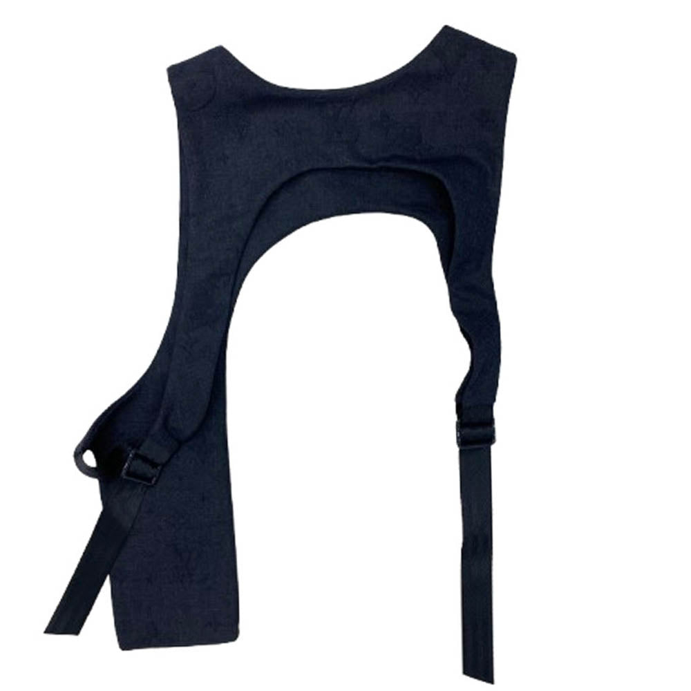 LOUIS VUITTON ルイ・ヴィトン RM212F ZKI HKFG5W virgil abloh ヴァージルアブロー モノグラム ミッドレイヤー ベスト ダークグレー系【中古】