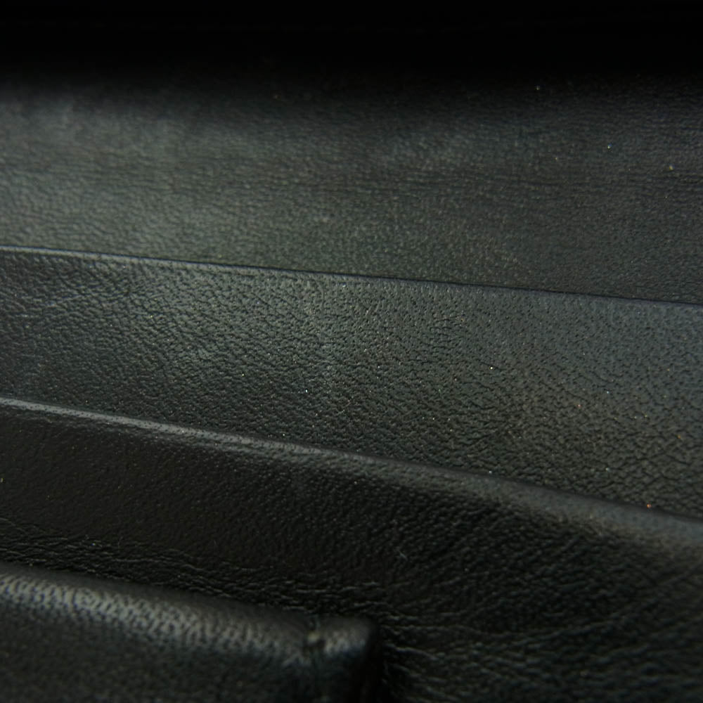 COMME des GARCONS コムデギャルソン ポルカドット ラウンドジップ ロングウォレット 長財布 ブラック系【中古】